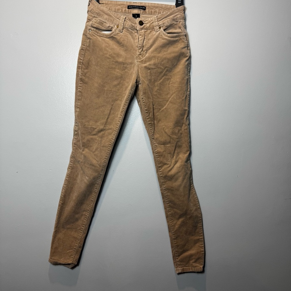Women's Skinny Corduroy Pants - Tan